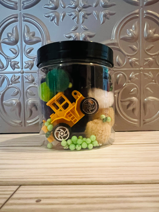 Sensory Dough Jar (Excavator)