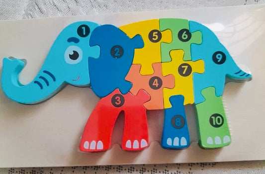 3D Wooden Elephant Puzzle