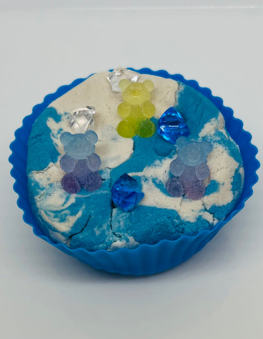 Sensory Sand Slime Cupcake